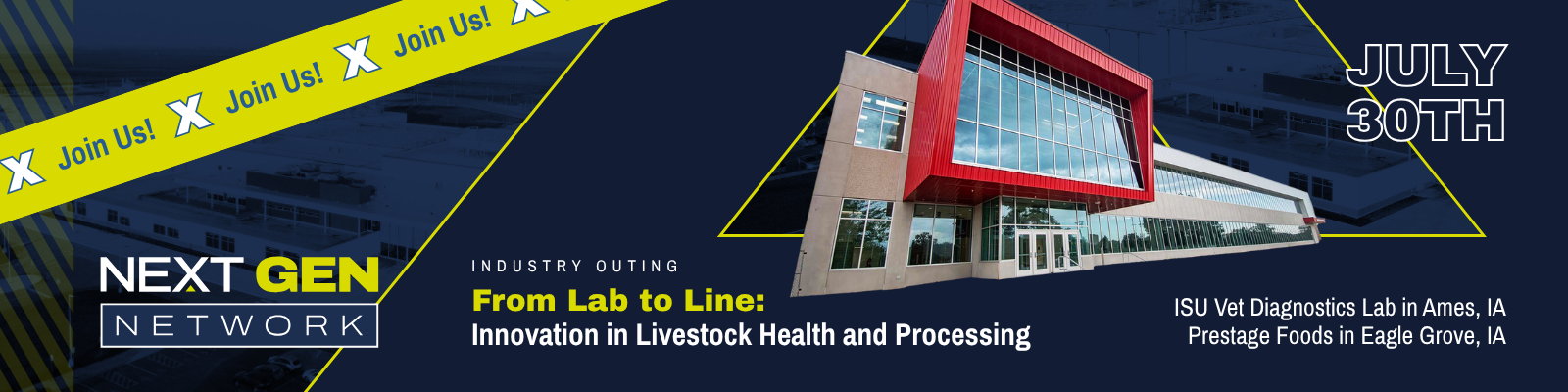 Producers Livestock's Next Gen Network Industry Outing to ISU Vet Diagnostic Lab and Prestage Foods Plant